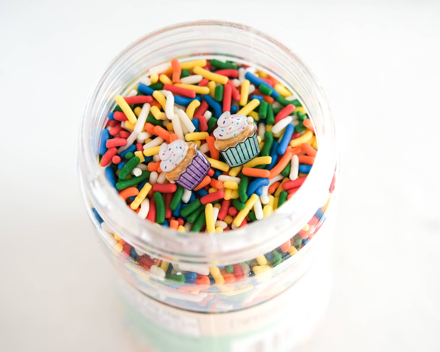 Cupcake Stud Earrings | Food Post Earrings