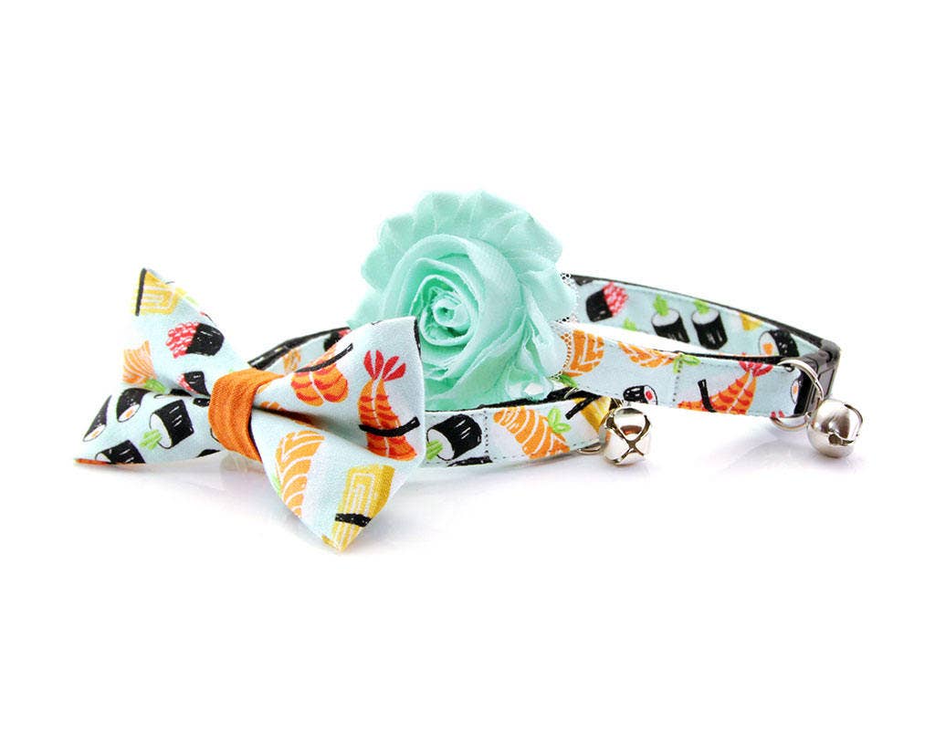 Sushi Date - Bow Tie for Cats + Small Dogs