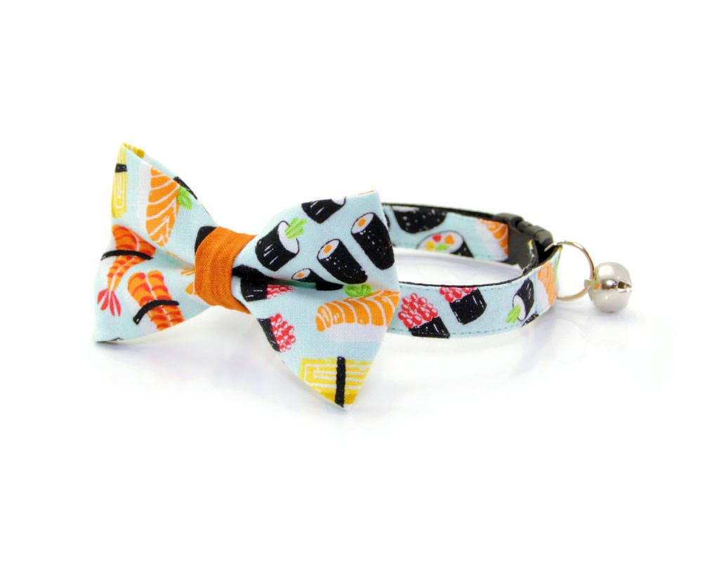 Sushi Date - Bow Tie for Cats + Small Dogs
