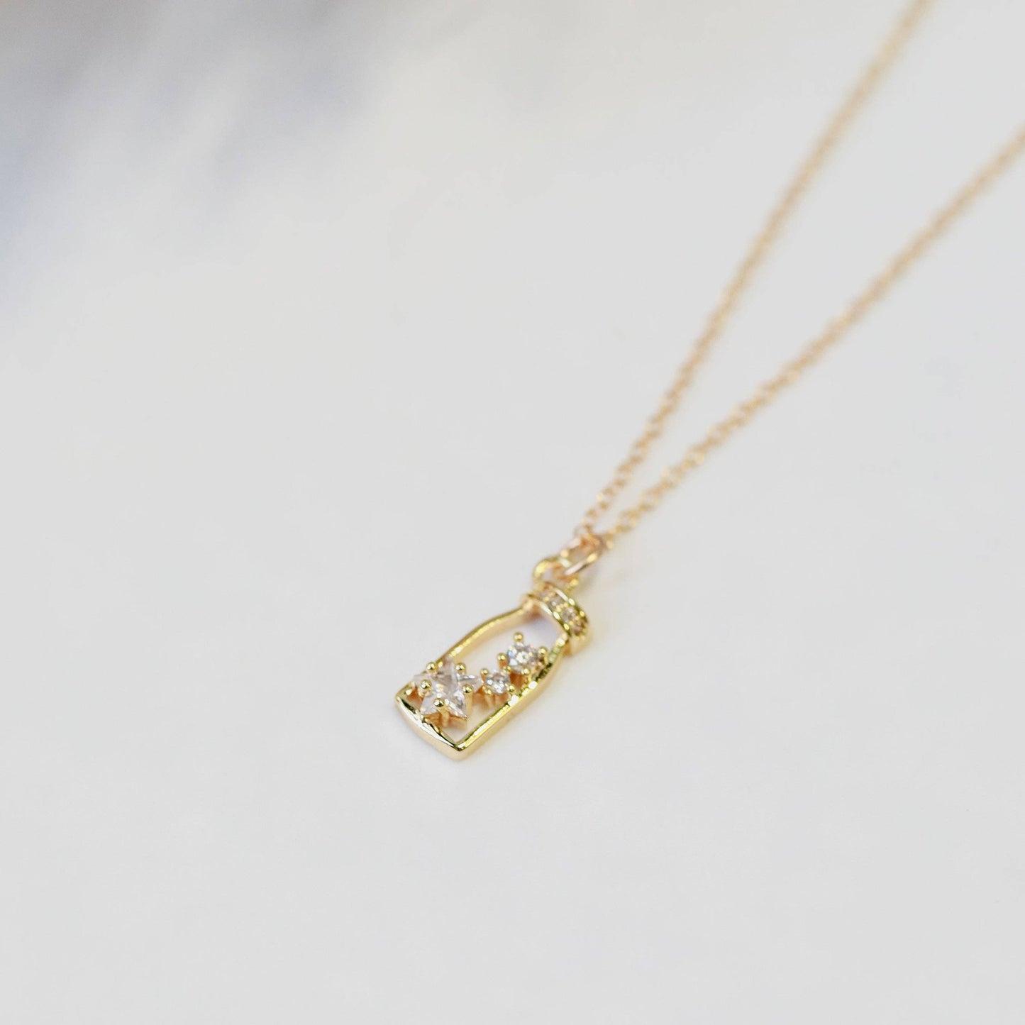 14kt Gold Filled Twinkling Potion Charm Necklace