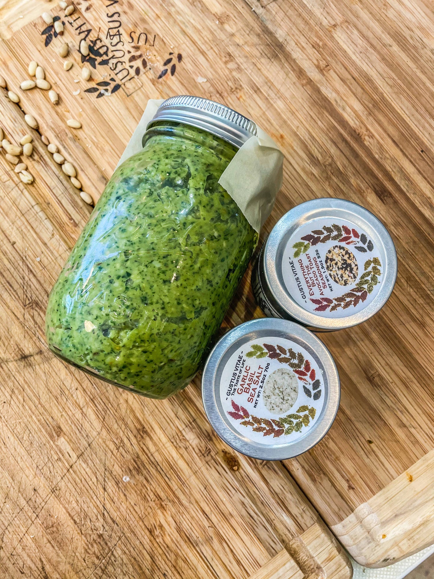 Garlic Basil Sea Salt
