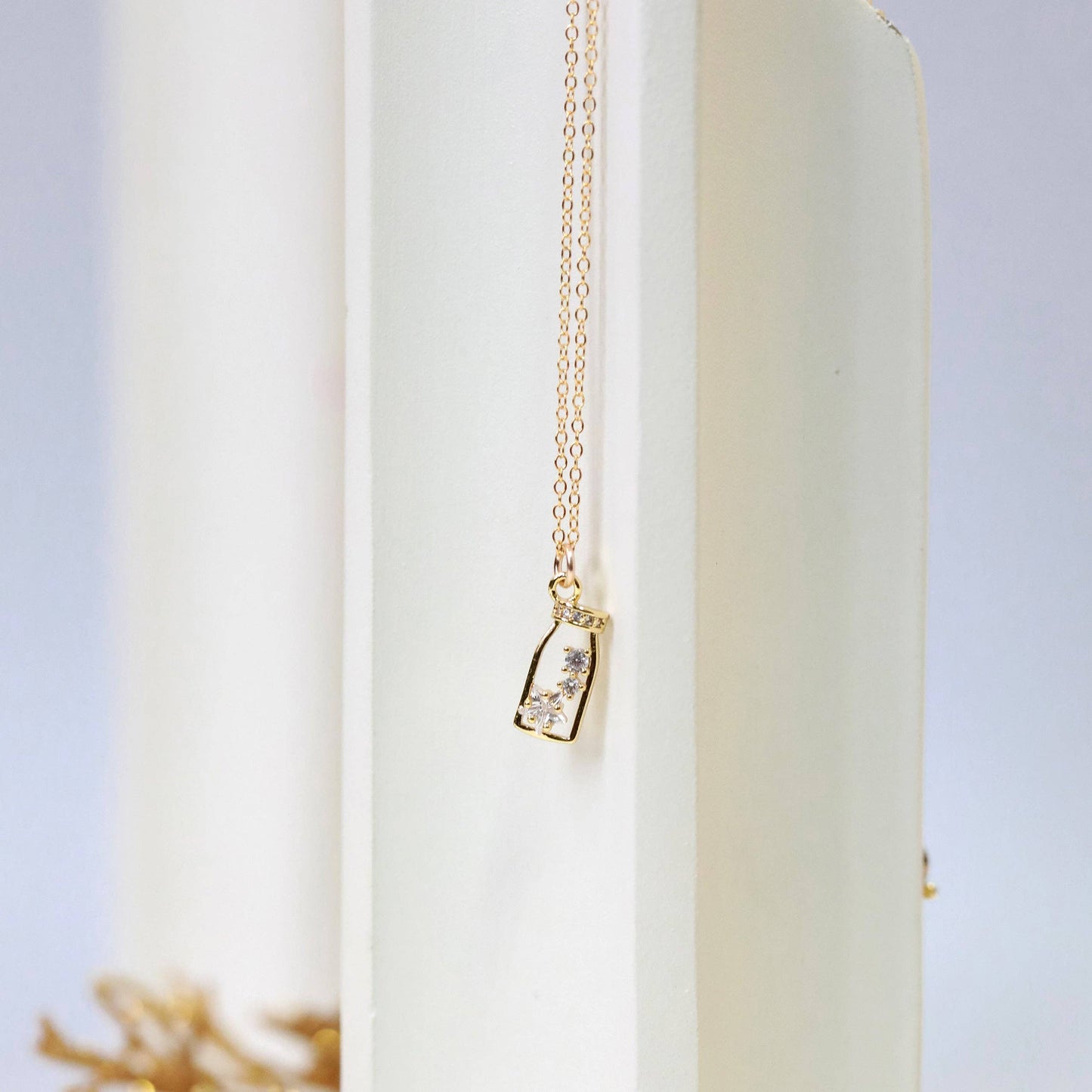 14kt Gold Filled Twinkling Potion Charm Necklace