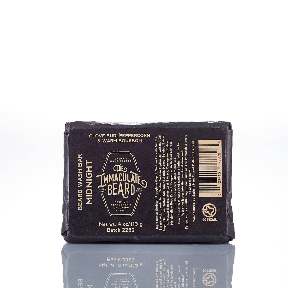 Beard Balm MIDNIGHT Warm Bourbon, Peppercorn, & clove bud