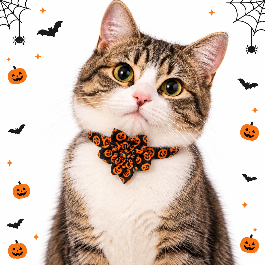 Halloween Jack-O-Lantern Pet Flower