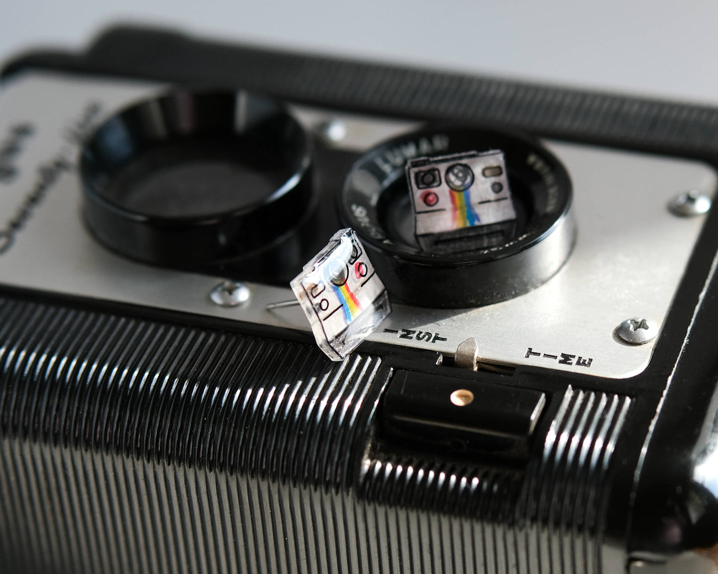 Vintage Retro Insta Camera Earrings
