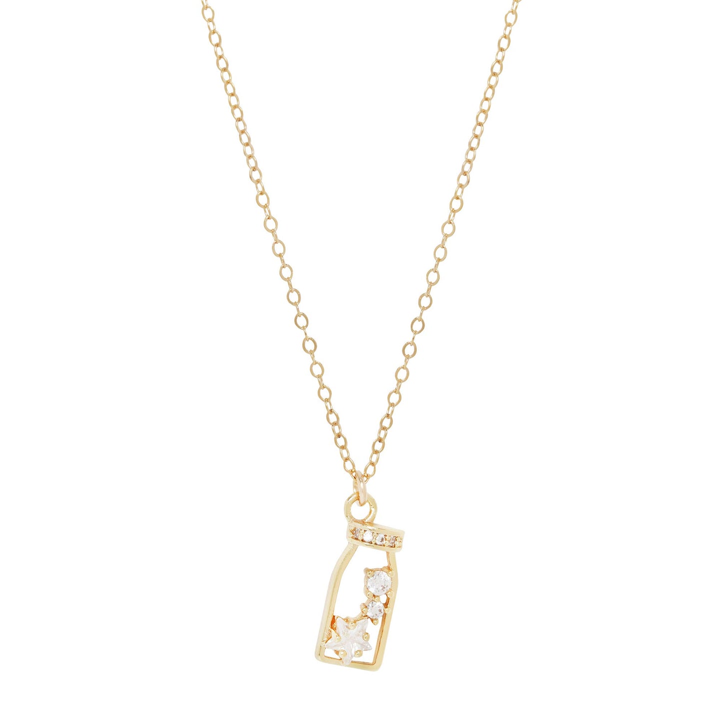 14kt Gold Filled Twinkling Potion Charm Necklace