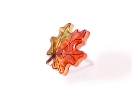 Maple Autumn Leaf Autumn Stud Earrings