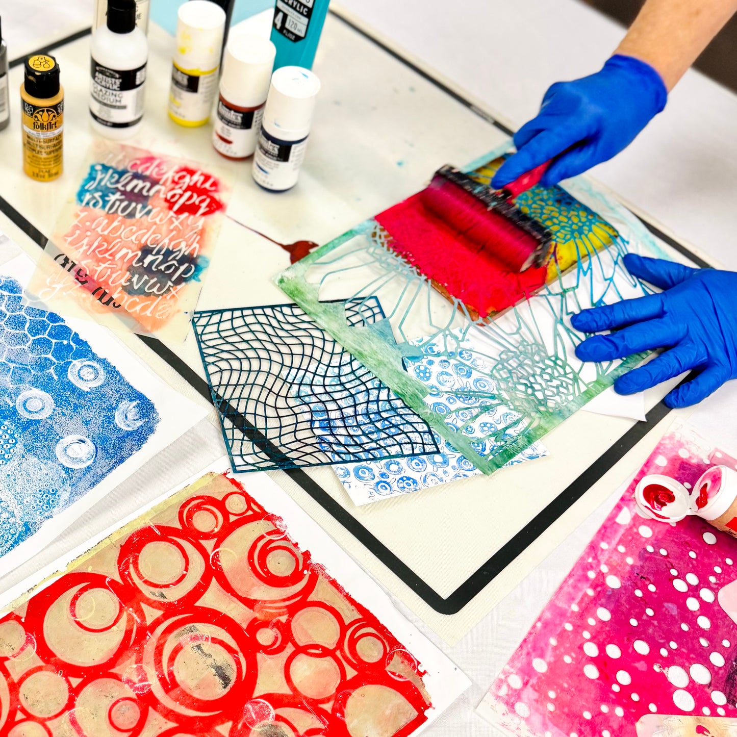 Beginning Gel Plate Printing Saturday, (November 8th 11am to 2:00)