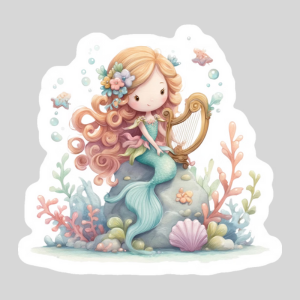 Mermaid with Harp