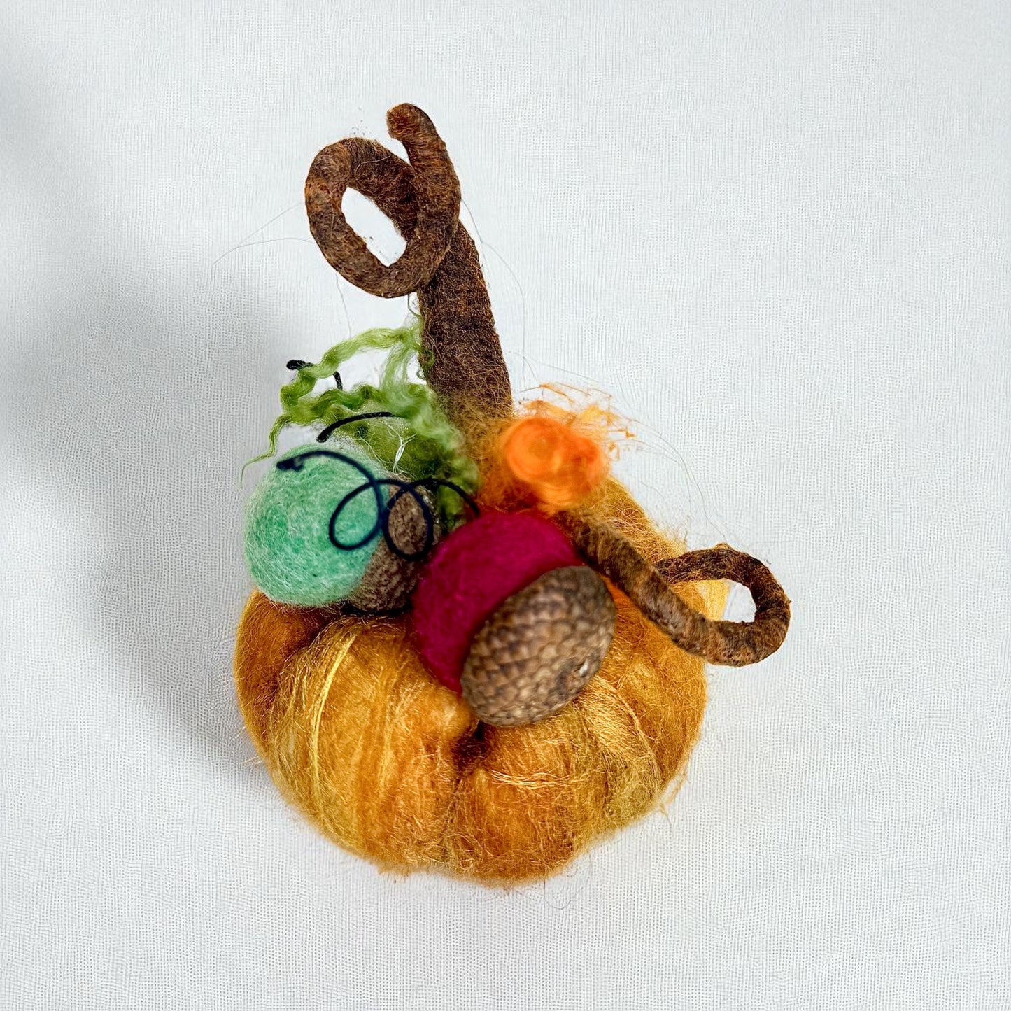 Pumpkin Felting Class (Sunday, November 9th @ 11am to 2:00)