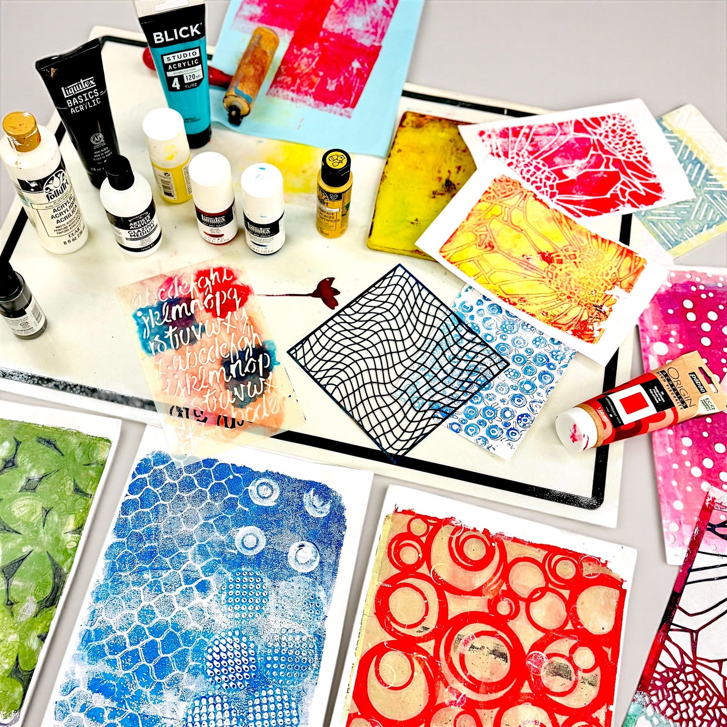 Beginning Gel Plate Printing Saturday, (November 8th 11am to 2:00)