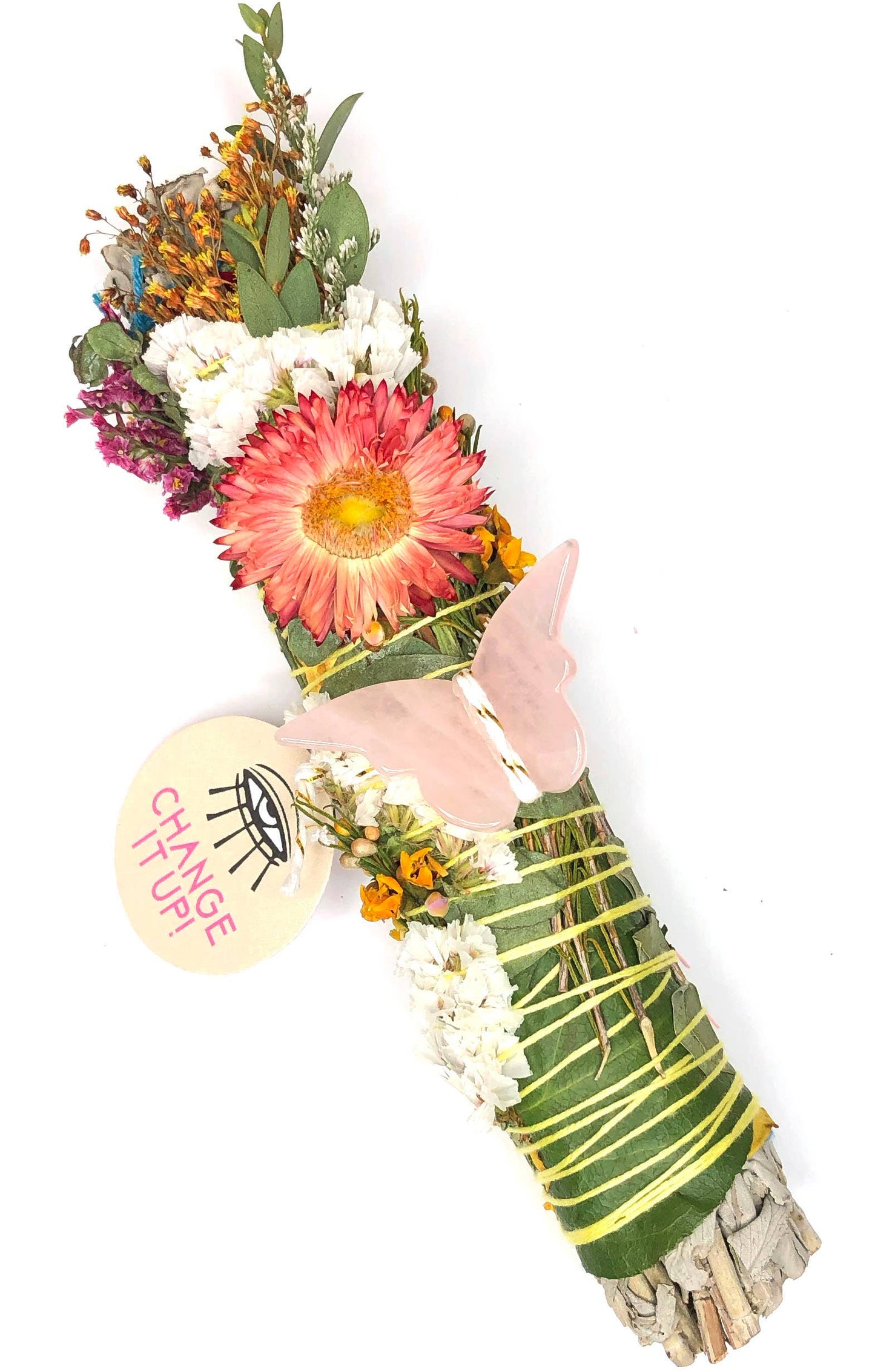 'CHANGE IT UP' Butterfly Ritual Sage Wand
