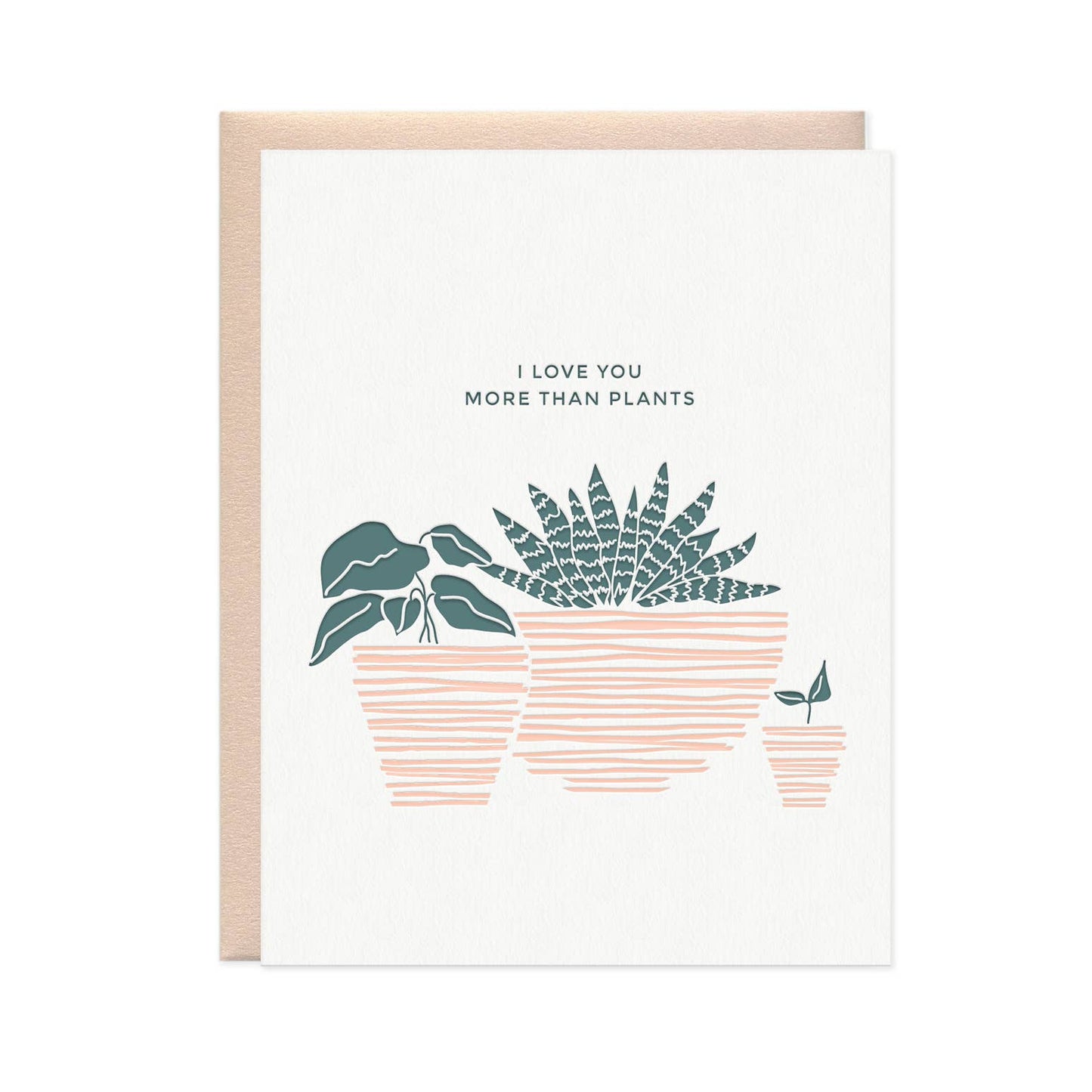 More Than Plants Greeting Card