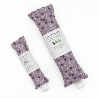 Catnip and Valerian Root Cat Toy | Organic | Purple Plants