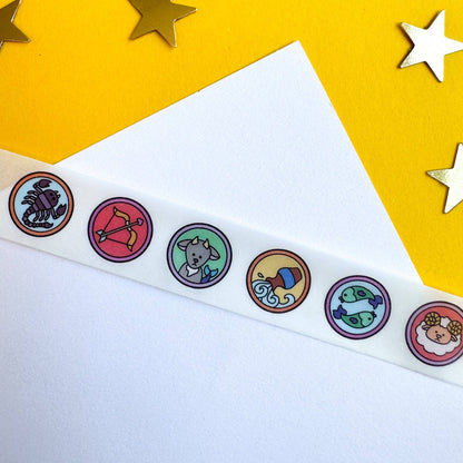 Zodiac Signs Washi Tape