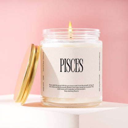 Pisces Candle