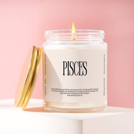 Pisces Candle
