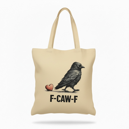 Grumpy Crow Tote Bag