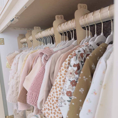 Baby Closet Size Dividers & Organizer – Newborn - 24 Months