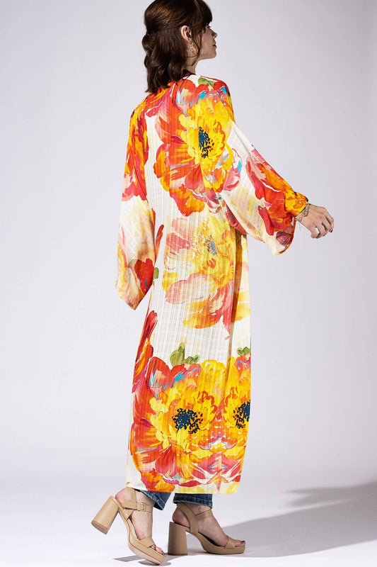 Opaline Petals Kimono