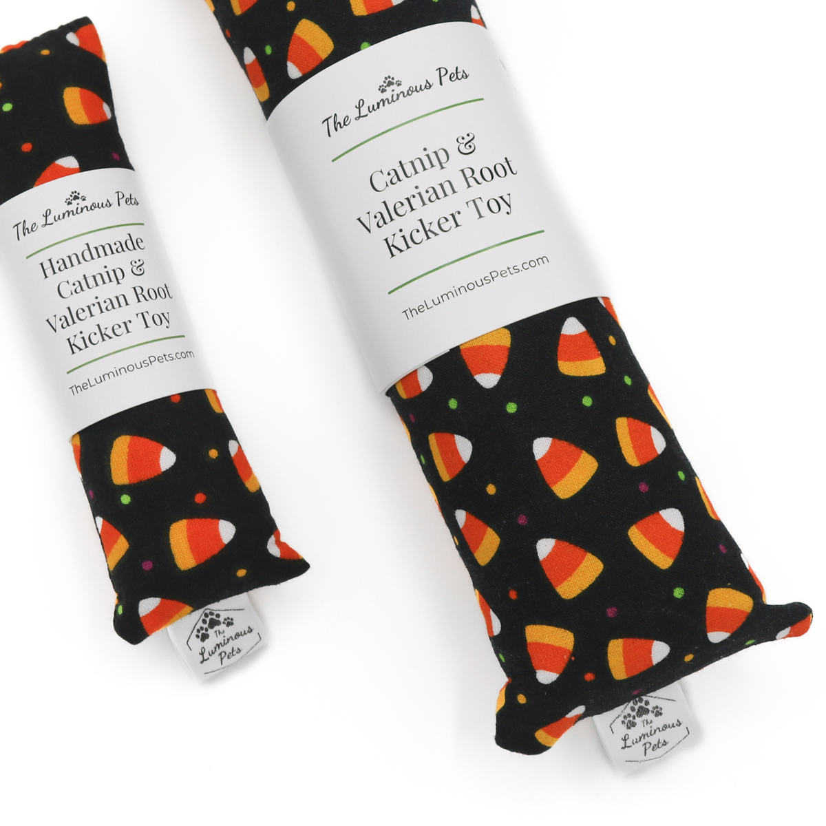 Catnip with Valerian Root Cat Toys | Halloween Candy Corn