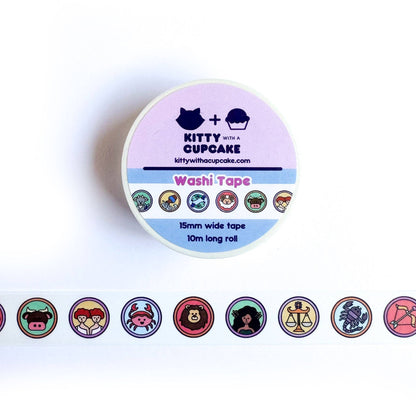 Zodiac Signs Washi Tape