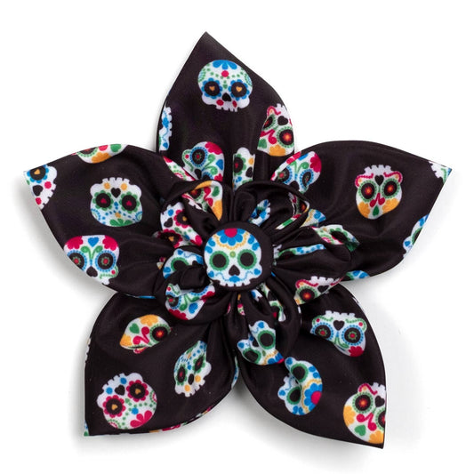Skeletons Halloween Pet Flower