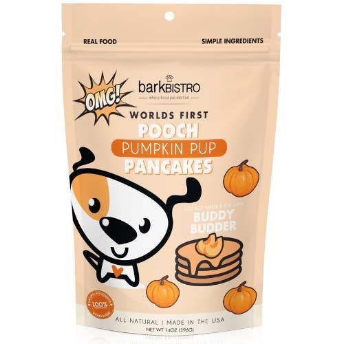 Pumpkin Pup Pooch Pancakes - 100% all natural, Made in USA