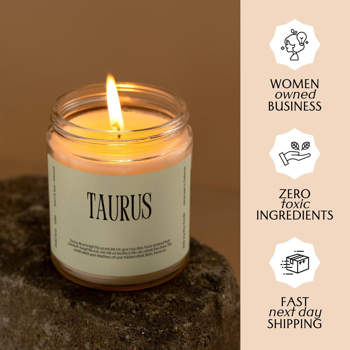 Taurus Candle