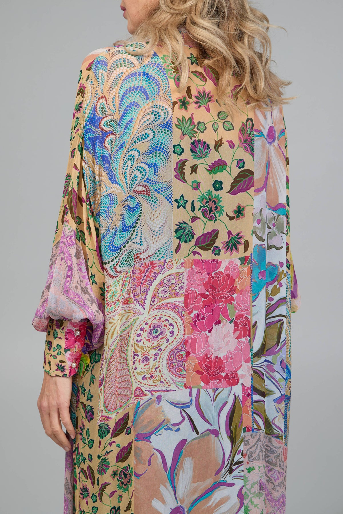 Floral Patch Kimono For Spring
