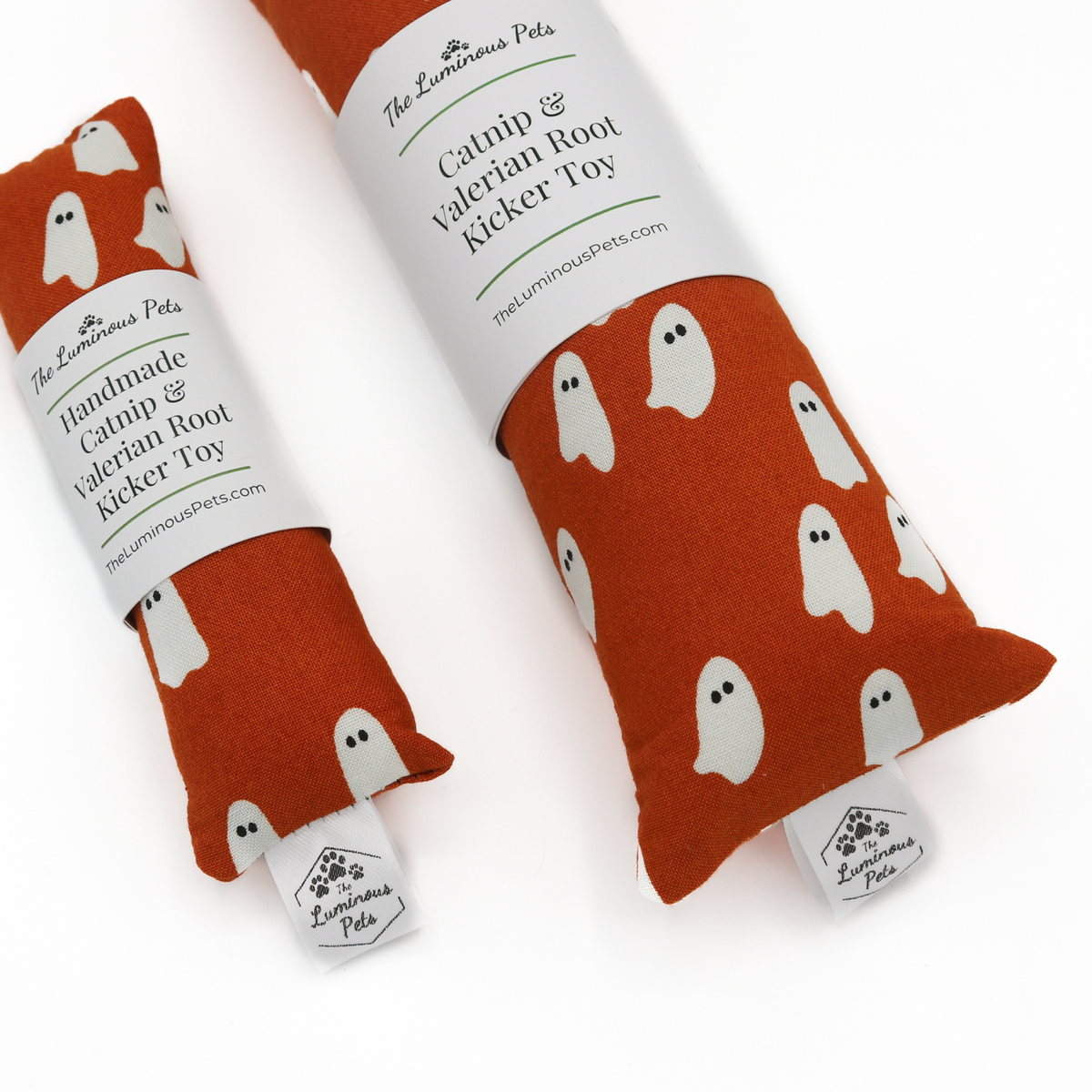 Catnip with Valerian Root Cat Toy | Halloween Ghost | Kicker