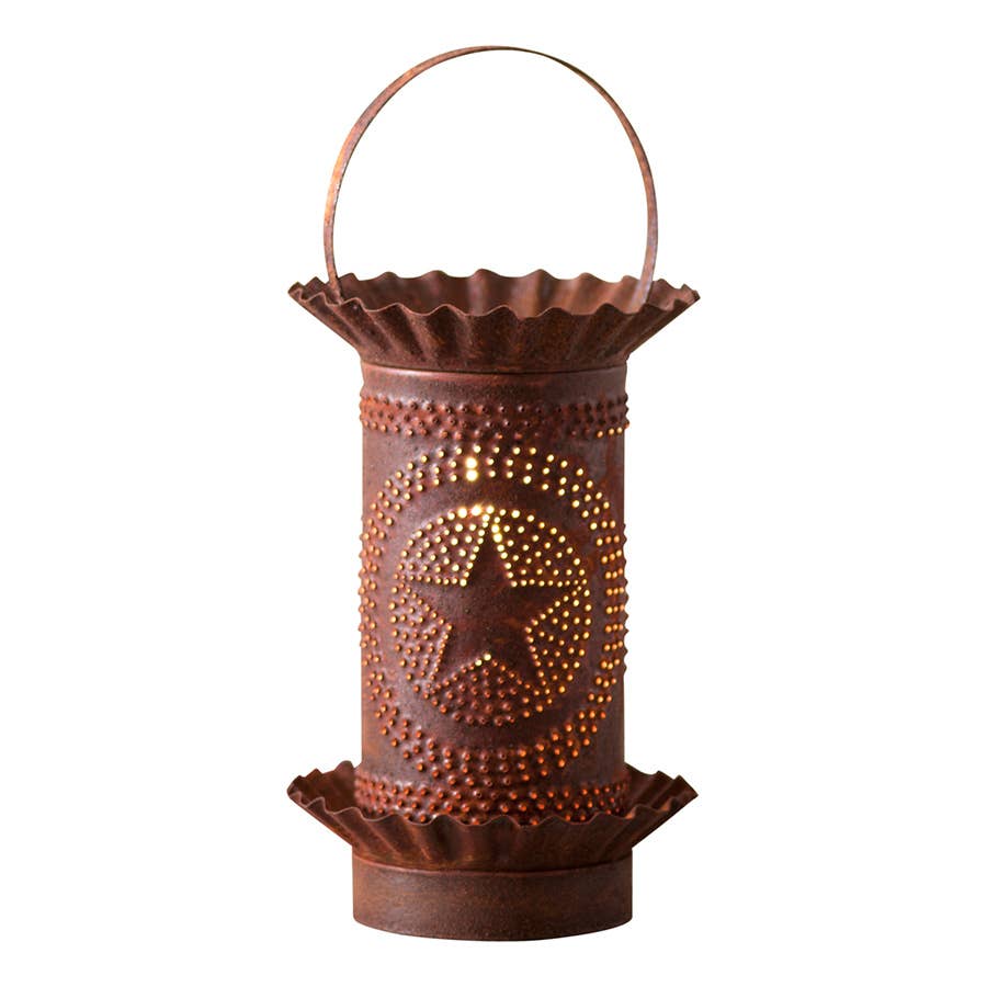 Mini Wax Warmer - Star - Rustic Tin