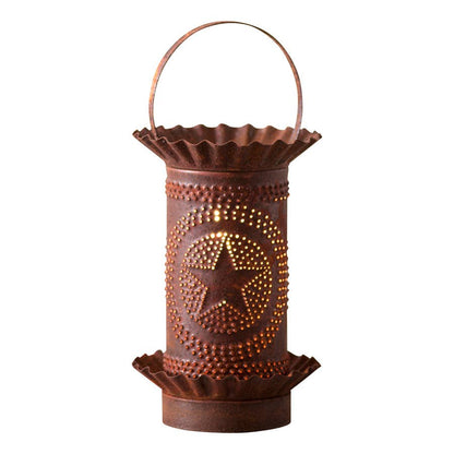 Mini Wax Warmer - Star - Rustic Tin