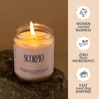 Scorpio Candle