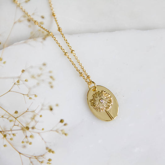 Dandelion Necklace