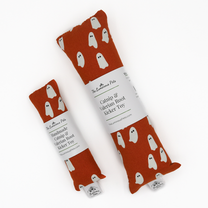 Catnip with Valerian Root Cat Toy | Halloween Ghost | Kicker