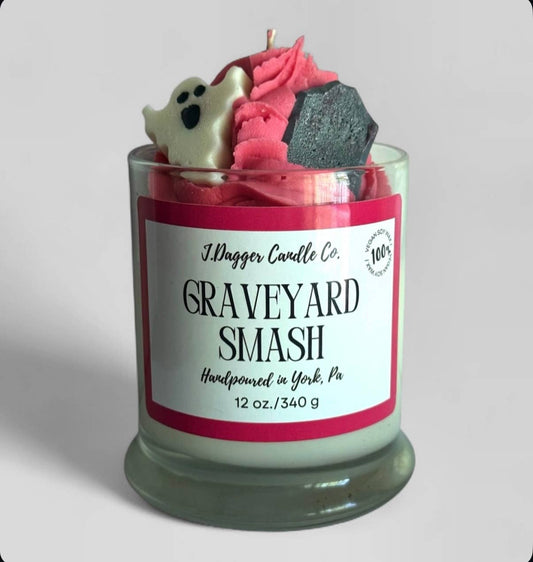 Graveyard Smash Halloween Soy Dessert Candle, 12oz.