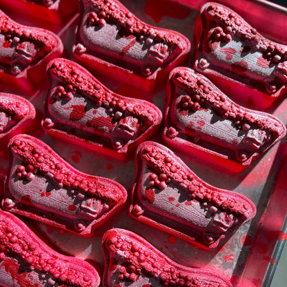 Blood Bath – Vampire-Inspired Crystal-Infused Handmade Bath Bomb | Halloween