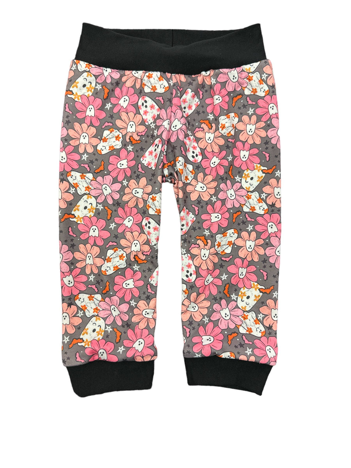 Halloween • Baby/Toddler Joggers • Floral Ghosts