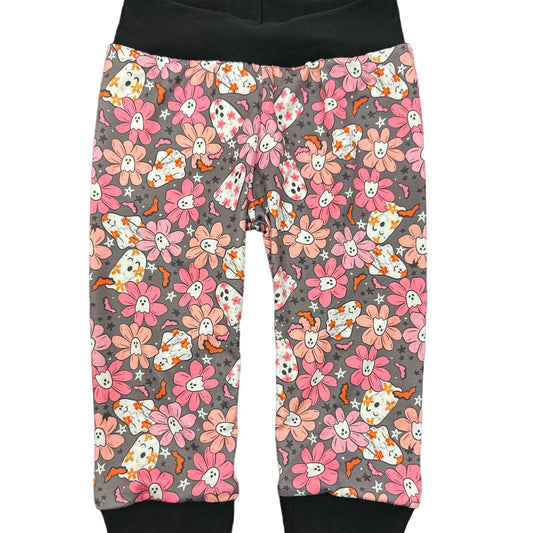 Halloween • Baby/Toddler Joggers • Floral Ghosts