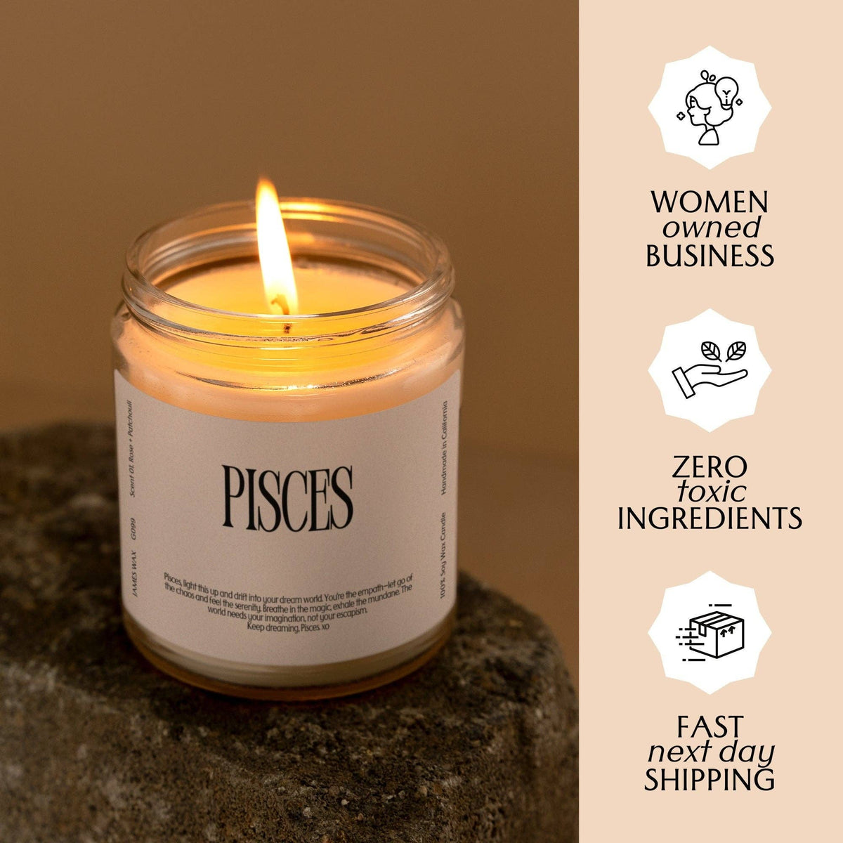 Pisces Candle