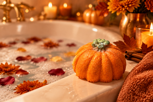 LOCALLY GROWN | Fall Inspired Crystal Infused Bath Bomb