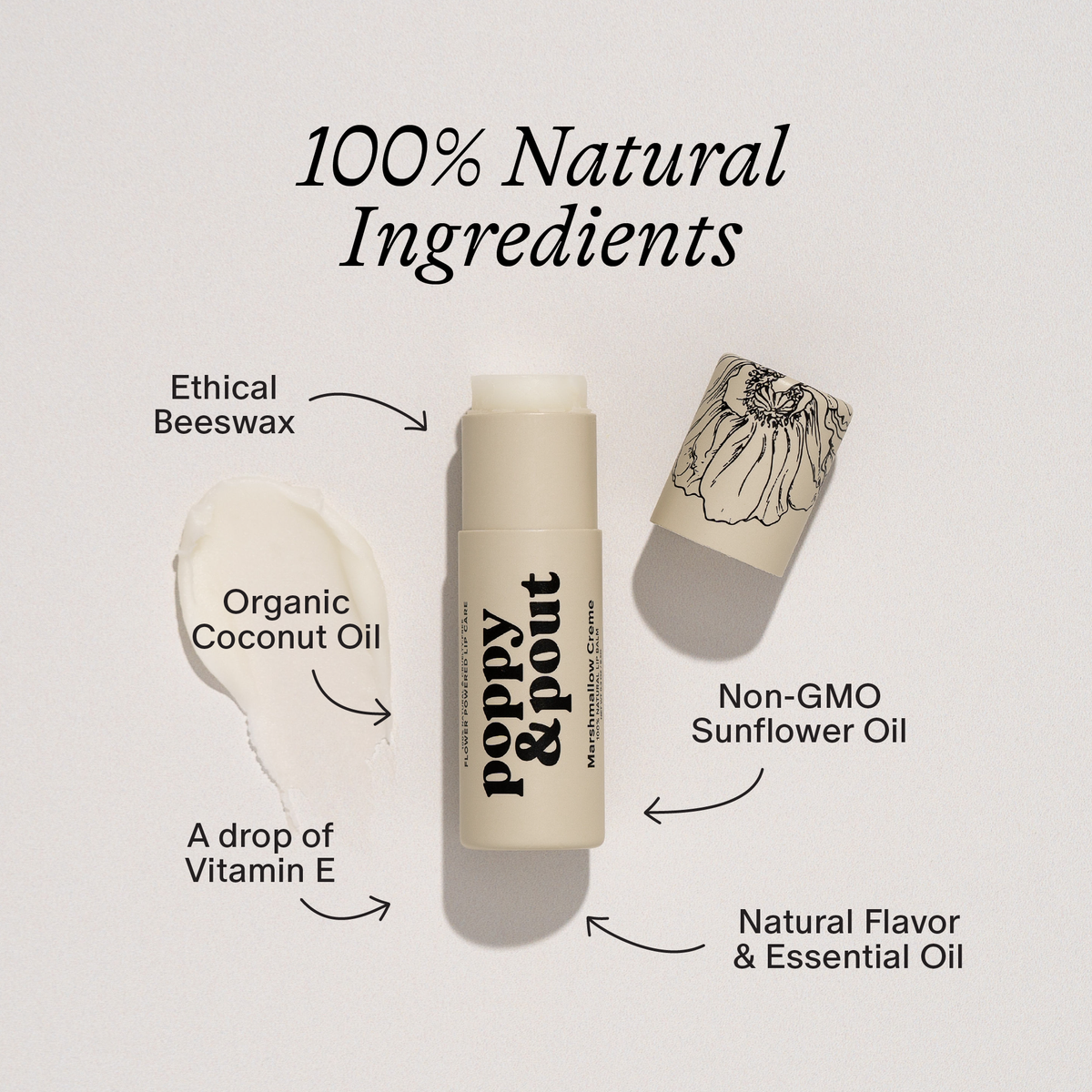 Lip Balm, Marshmallow Creme