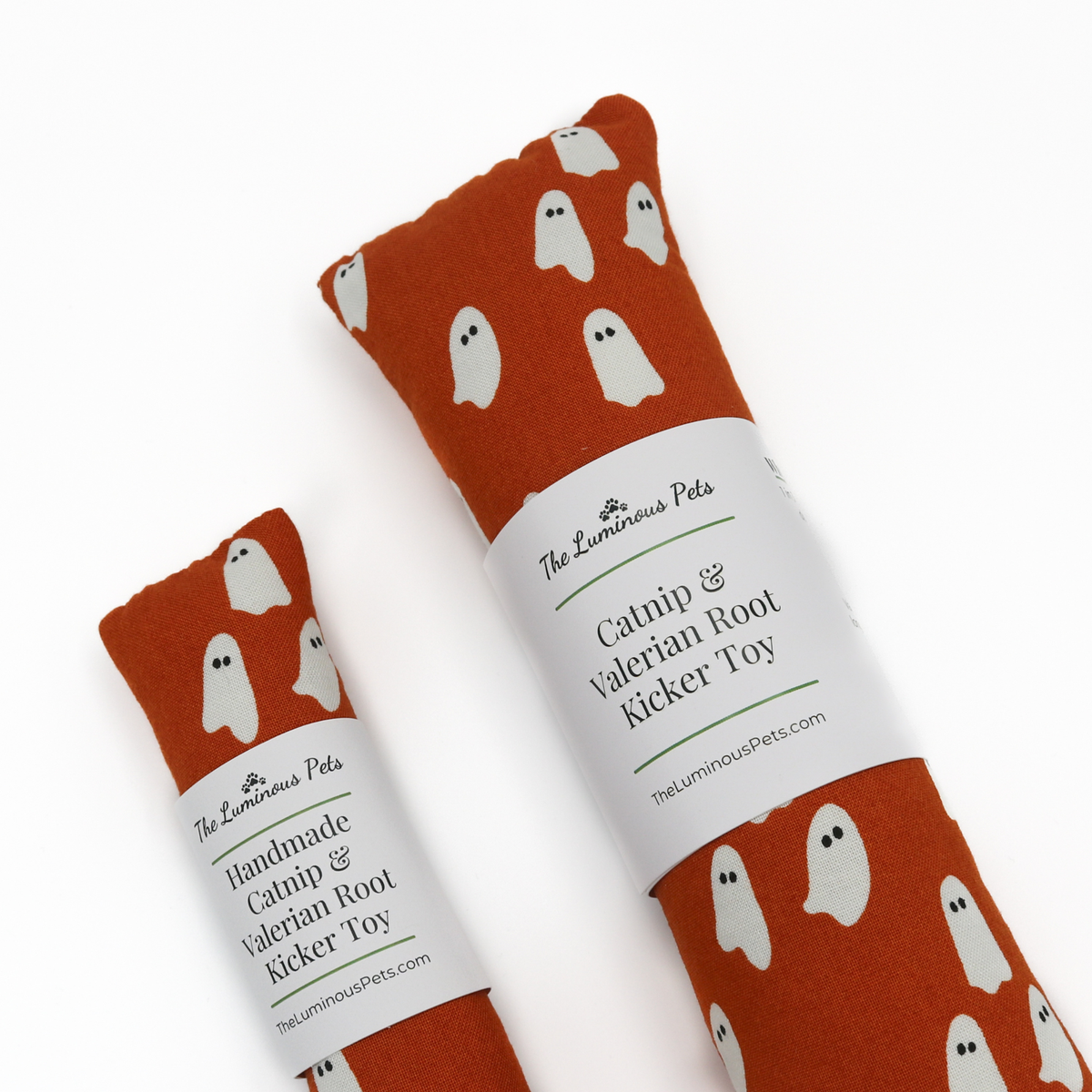 Catnip with Valerian Root Cat Toy | Halloween Ghost | Kicker