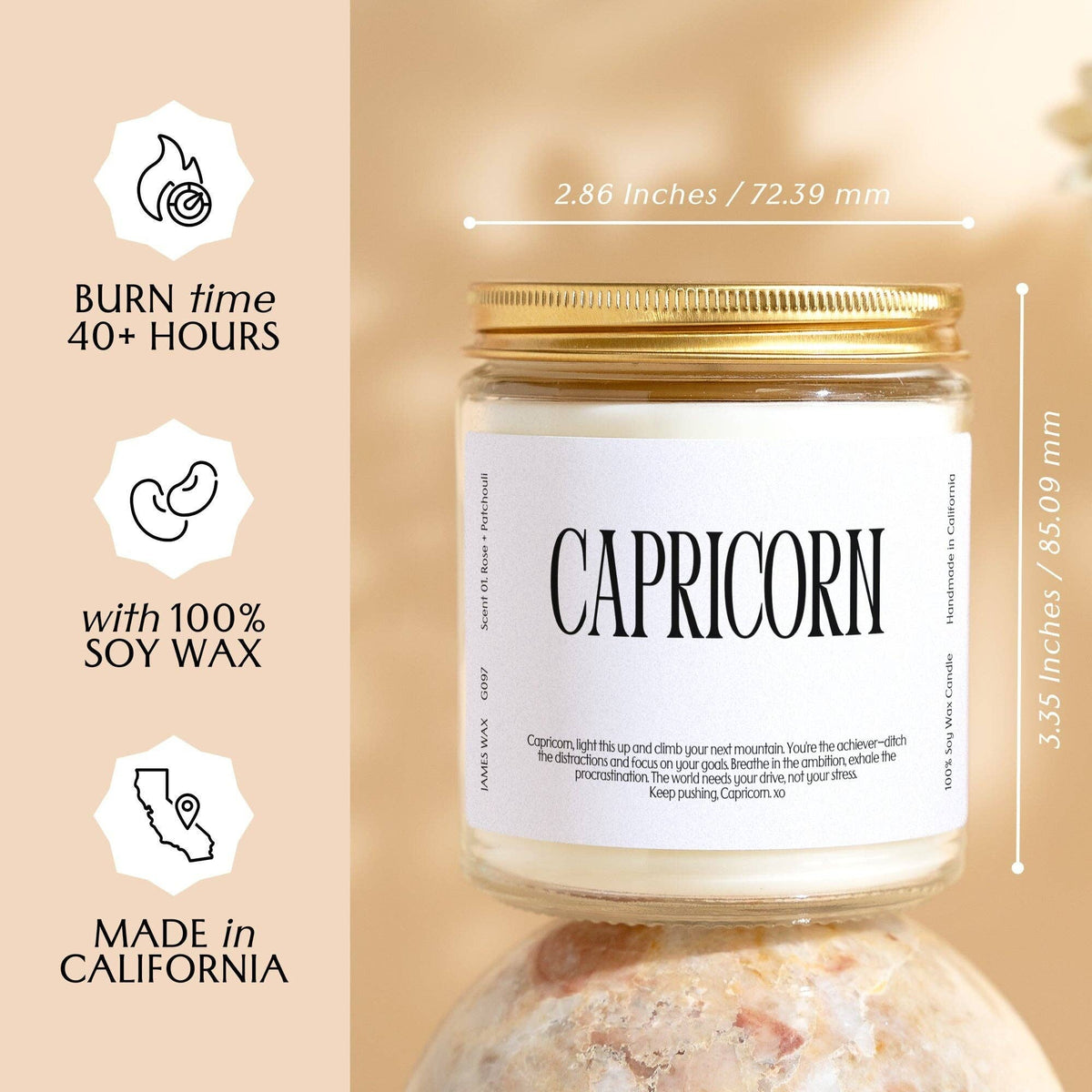 Capricorn Candle