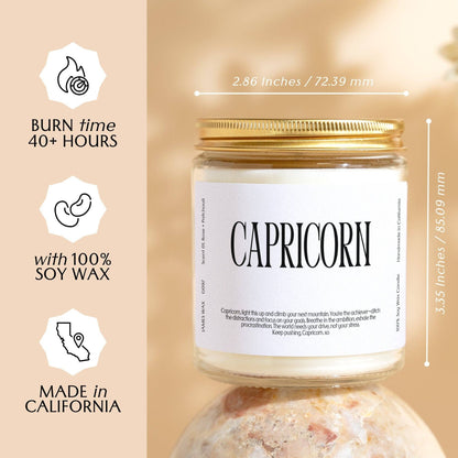 Capricorn Candle