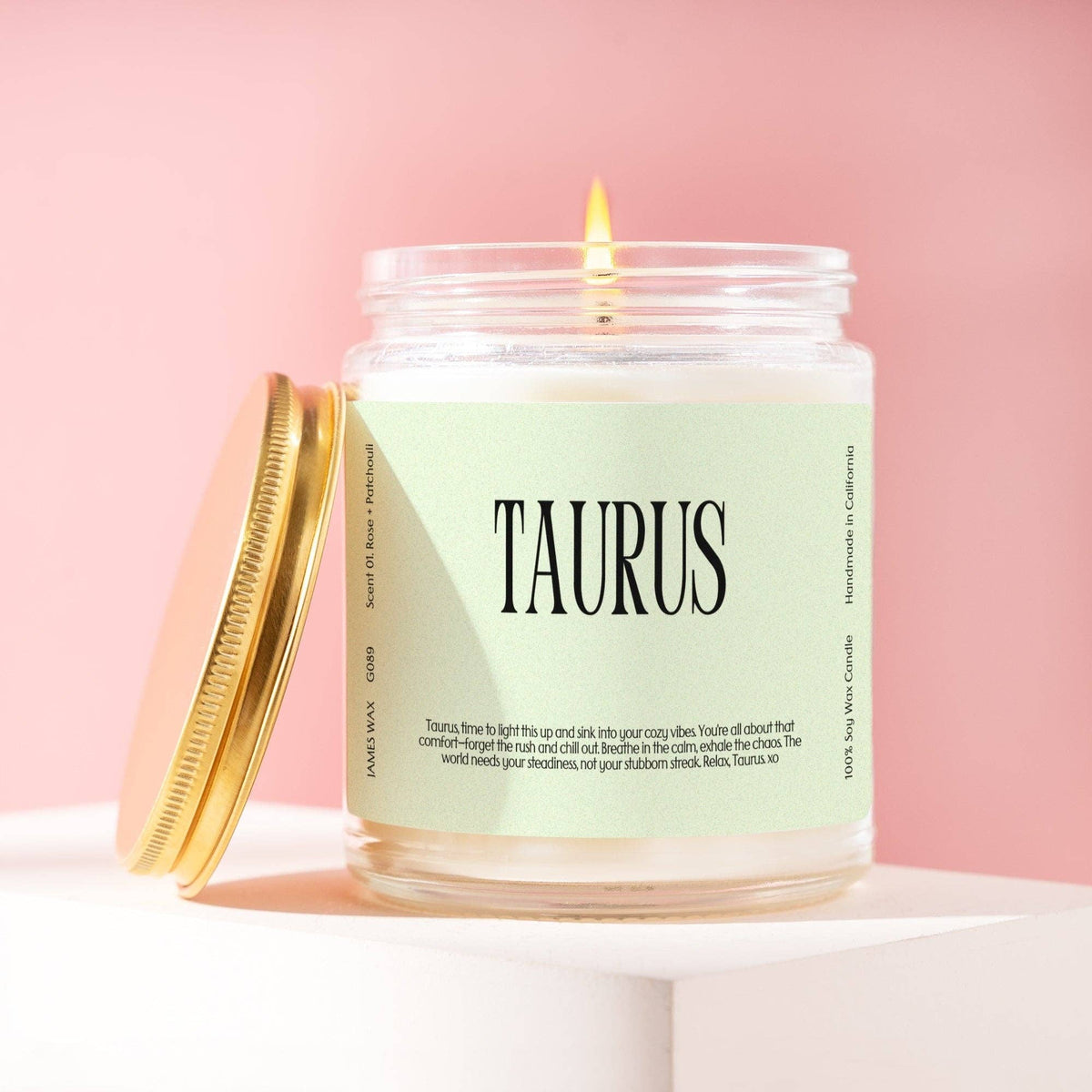 Taurus Candle