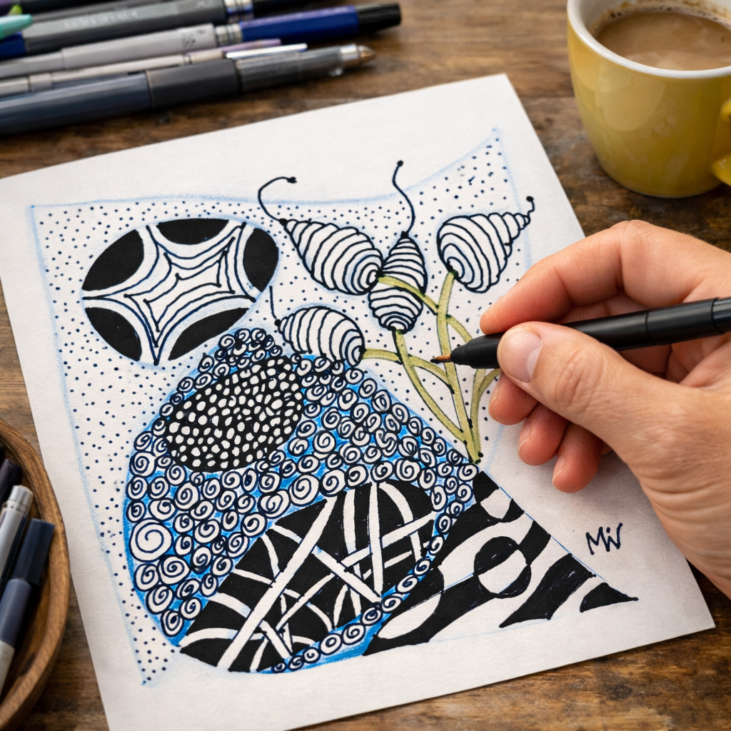 Meditative Doodling with Merle