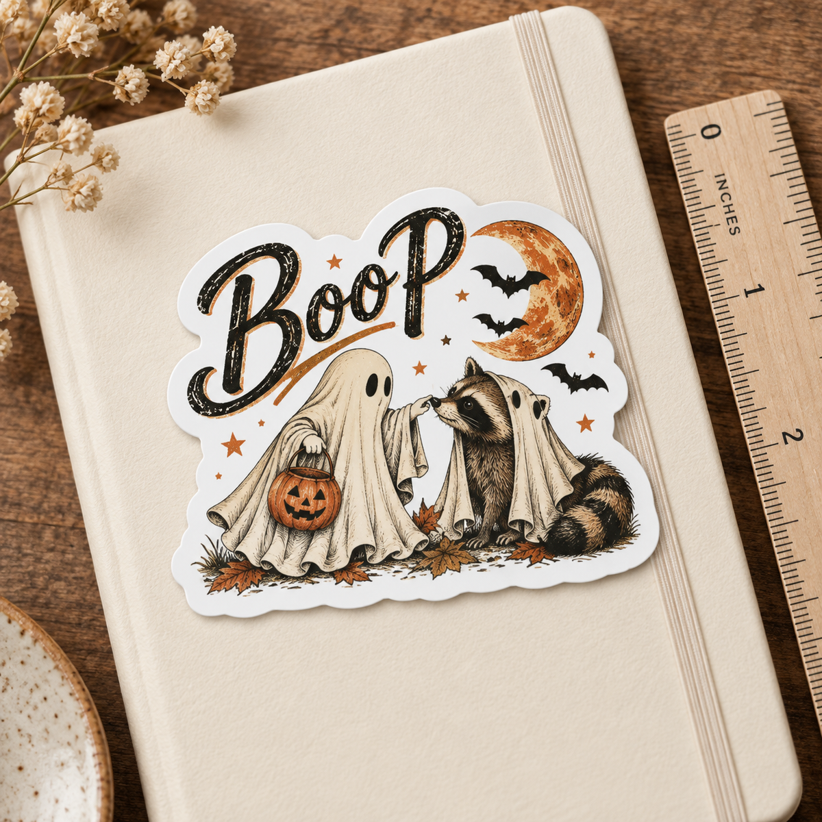 Boo’P Halloween Sticker