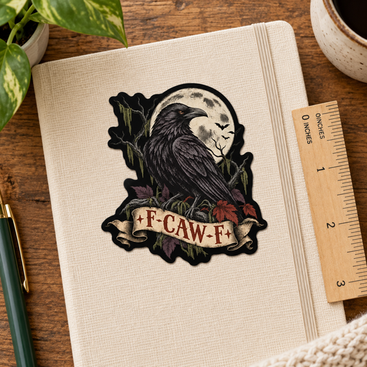 F-CAW-F Halloween Sticker